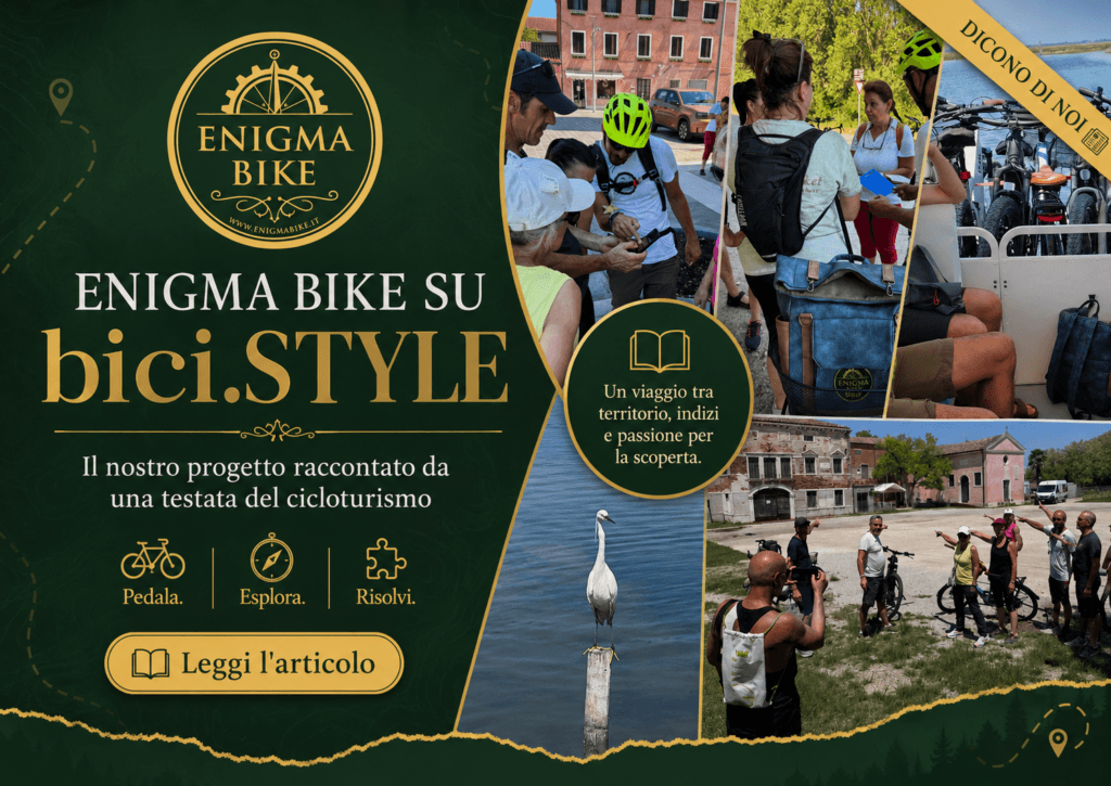Enigma Bike raccontata da bici.STYLE, progetto di cicloturismo con enigmi in Veneto
